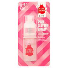 Cake Decor Glitter Spray Cake Decoration Pink 4g Sainsbury S