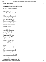 Chord Lagu Banyuwangi