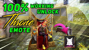 How to get free emote in garena free fire 100% working unlock all emote free (no hack). 100 Working Must Watch How To Unlock Ffwc Throne Emote In Free Fire All Emotes Unlock Freefire Youtube