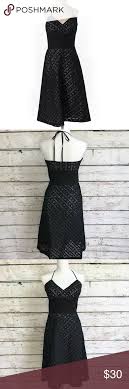 white house black market black eyelet dress sz 4 6 white