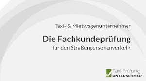 Das lernprogramm für die vorbereitung auf die fachkundeprüfung der ihk. Taxi Prufung Unternehmerschein Die Prufung Youtube