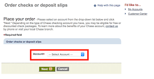 If the customer uses a deposit slip in the bank, the account number will need to be. How To Order Checks From Chase Online Phone Prices 2018