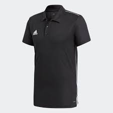 adidas core 18 climalite polo shirt black adidas us