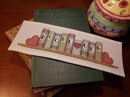Go cross stitch crazy with our huge selection of free cross stitch patterns! Book Lover Cross Stitch Bookmark Pattern Cross Stitch Etsy