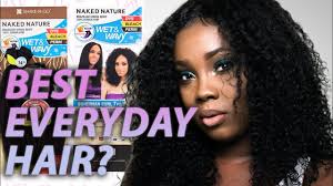 Compared to synthetic weaves, wet and wavy offers you most natural looking weaves.it has a beautiful curl. First Impressions Shake N Go Bohemian Curl Brazilian Virgin Remy Human Hair Review Youtube