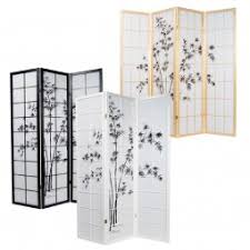The foundation is made of sturdy wooden material treated in different hues. Folding Screen Room Divider Paravent By Japanwelt