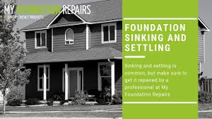 settlement & sinking my foundation