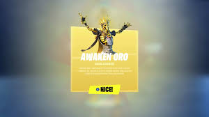Judging from the playstation store listing, it should unlock . Fortnite Awaken Oro Challenges Free Wrap And Pickaxe Fortnite Insider