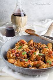 Pollo Alla Cacciatora Con Olive E Capperi Morbido E Saporito