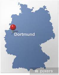 Een auto huren is nog nooit zo eenvoudig geweest. Poster Dortmund Duitsland Op De Kaart Pixers We Leven Om Te Veranderen