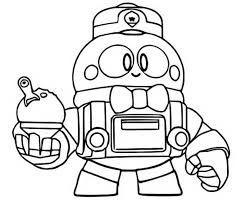 Outlive many of your opponents to unlock the color styles of this progressive skin! Coloring Page Brawl Stars Season 4 Snowtel Lou With An Ice Cream 8