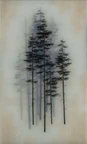 Trees Anton Heart Drawing Graphite Tape And Resin Unique Drawings Salzwedel Encaustic Art