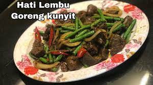 Resepi hati lembu che nom. Hati Lembu Goreng Kunyit Youtube