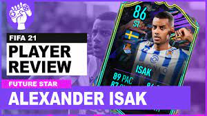 He's tough as nails and william carvalho and alexander isak's la liga tots objectives cards are available until friday, may 14. 86 Rated Future Star Alexander Isak Fifa 21 Review Youtube