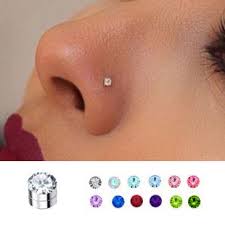 3 mm magnetic fake nose ear monroe stud nose piercing stud fake ear piercings fake nose stud