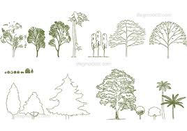 Trees & plants, autocad blocks, cad details, files. Trees 3 Dwg Free Cad Blocks Download