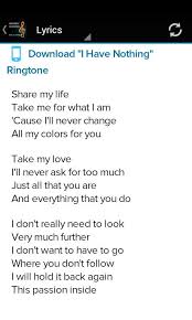 You see through, right to the heart of me you break down my walls with the strength of. Whitney Houston Music Lyrics For Android Apk Download