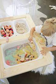 Kitchen sensory bin clipart black. Toys Games Learning School Sensory Bin Table