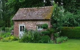 Cottage Brick Garden Brick Shed Brick Garden Garden Buildings