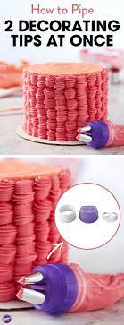 Tip2 Decorating Duo Tip Coupler Set Cake Decorating Tutorials Cake Decorating Classes Cake Decorating Tips