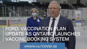As of monday, ontario residents turning 75 or older in 2021 and who don't live in a congregate care setting can. Ford Vaccination Plan Update As Ontario Launches Vaccine Booking System Youtube