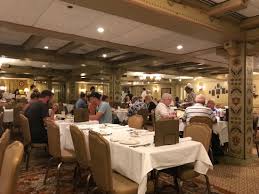 All ships will offer dinner service nightly in the main dining room. The Setting In The Formal Dining Room Reminded Us Of A Cruise Ship Restaurant Picture Of Zehnder S Restaurant Frankenmuth Tripadvisor