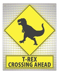 Street Sign Dinosaur T Rex Bathroom Tyrannosaurus Rex Funny Retro Wall Decor By Retro Signs By J E Matrix Dinosaur Room Kids Room Wall Decor Kids Room Wall