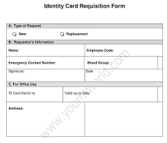 See more ideas about id card template, card template, identity card design. New Employee Id Card Request Form Identity Card Application Format Hr Letter Formats