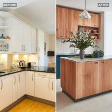 retro plywood kitchen makeover with