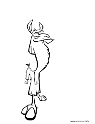 Hairy and unique llamas, soft and friendly, often equated with their cousin, the alpaca. Llama Coloring Pages Coloring Home