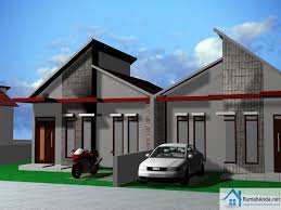 Model atap rumah miring minimalis terbaru pt hilmy jaya. Desain Rumah Atap Miring Minimalis Supplier Bata Ekspos