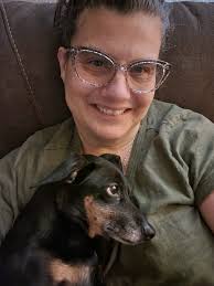 This is my rescue Doxy x poodle.