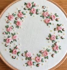 Grandma S Rose Garden Sewing Embroidery Designs Ribbon Embroidery Brazilian Embroidery