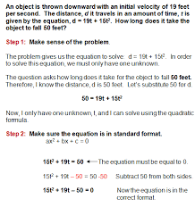 Using The Quadratic Formula Quadratic Formula Quadratics Quadratic Equation