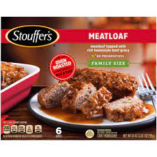 This is because most recipes are written for conventional ovens. Meatloaf Family Size Frozen Meal Official Stouffer S