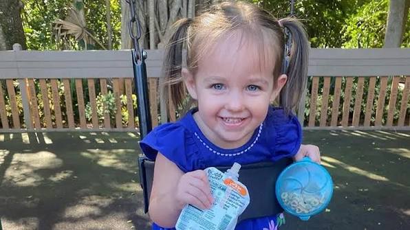 A 3-year-old girl in Florida died days after she got her head stuck in a  kitchen playset and became unresponsive, authorities said this week.