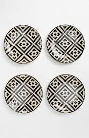 Black And White Plates Set Black White Dessert Plates Set Of 4 Nordstrom Black And White Plates Vagabond Vintage White Desserts
