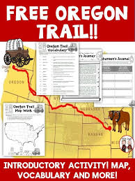 Oregon Trail Activity Free In 2020 Oregon Trail Activities Oregon Trail Oregon Trail Map