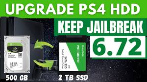 How To Upgrade Ps4 Hard Disk Without Losing Jailbreak Ps4 6 72 Jailbreak Tutorial Ssd Upgrade Youtube