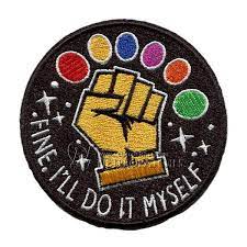 Because Men Can T Depend On Anybody But Themselves Sticker Patches Cute Patches Patches Jacket