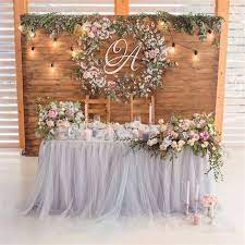 30 Unique And Breathtaking Wedding Backdrop Ideas Weddinginclude Head Table Wedding Backdrop Wedding Decorations Wedding Reception Backdrop