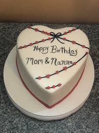 Customized Beautiful Birthday Cake For Grandma Heart Shape Birthday Cake Happy Birthday Cake Images 90th Birthday Cakes Golden Birthday Cakes