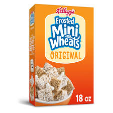 Two boxes of recently recalled kellogg's mini wheats with tiny metal fibers in them that are picked up by a rare earth magnet. Kellogg S Frosted Mini Wheats Breakfast Cereal Original Good Source Of 7 Vitamins And Minerals 18oz Walmart Com Walmart Com