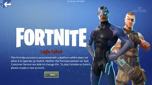 I opened fortnite on the switch with my son's nintendo account and signed in using my epic games account. Fortnite For Switch Doesn T Support Cross Platform Linking If You Connected To Playstation Before Toucharcade