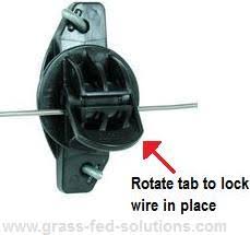 Best electric fence insulators for tube posts. Using Swivel Lock Electric Fence Insulators To Create Temporary Gates