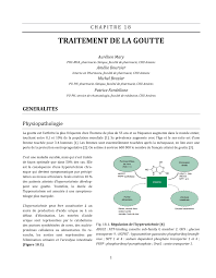 Pdf Traitement De La Goutte