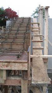 Cantilevered Concrete Stair Formwork And Reinforcement Concrete Stairs Concrete Staircase Stairs