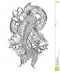 Koi Fish Lotus Flower Tattoo Design Koi Tattoo Design Koi Tattoo