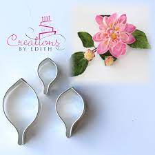 Dahlia Flower Cutter For Fondant Gum Paste Or Cold Porcelain Flowers Cold Porcelain Flowers Polymer Clay Flowers Gum Paste Flowers