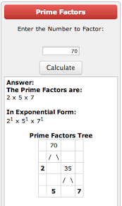 Prime Factorization Calculator Prime Factorization Math Examples Grade 6 Math